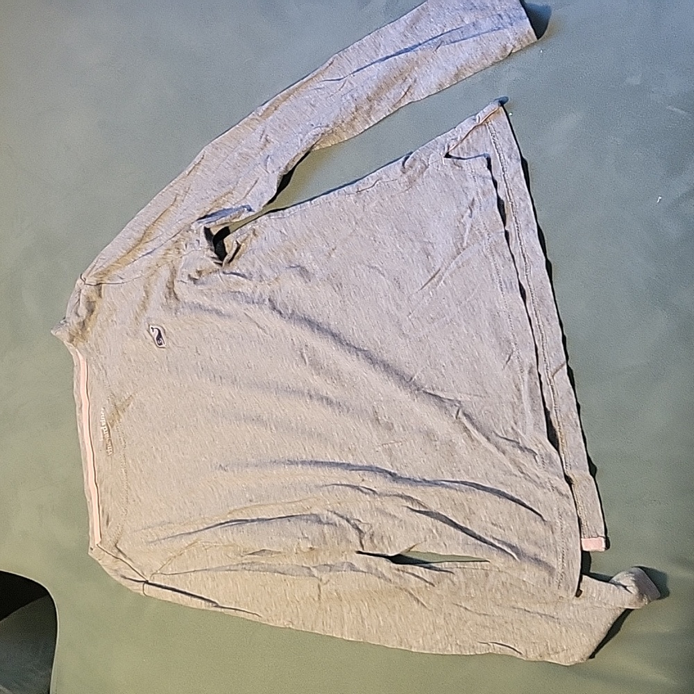 EUC Gray Vineyard Vines Long Sleeved Cotton Shirt
